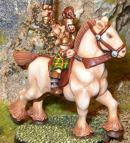 Female barbarian rider