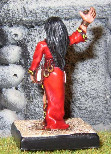 Sorceress in red robe