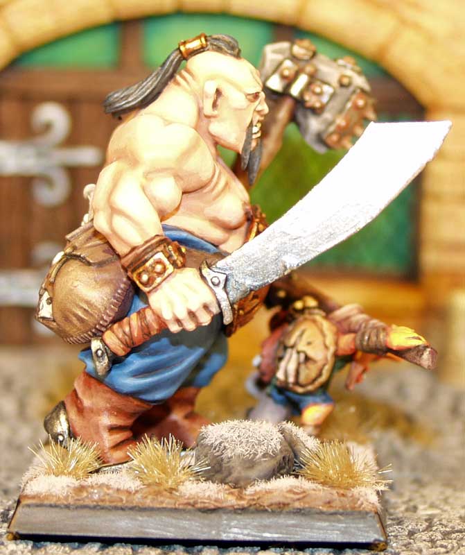 Ogre Bull with Gnoblar Weapon carrier
